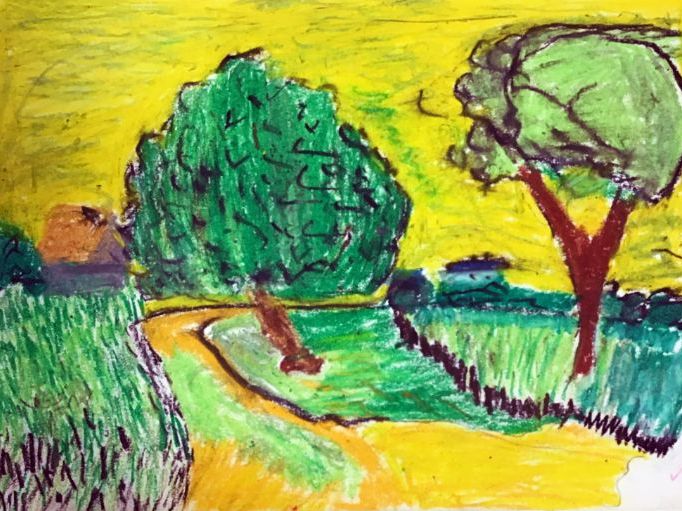 How to create a picture in the Expressionist style of Vincent Van Gogh