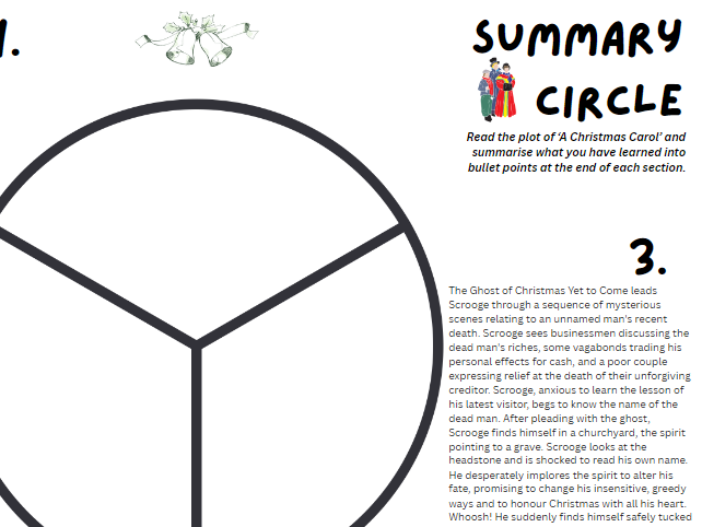 A Christmas Carol - Summary task