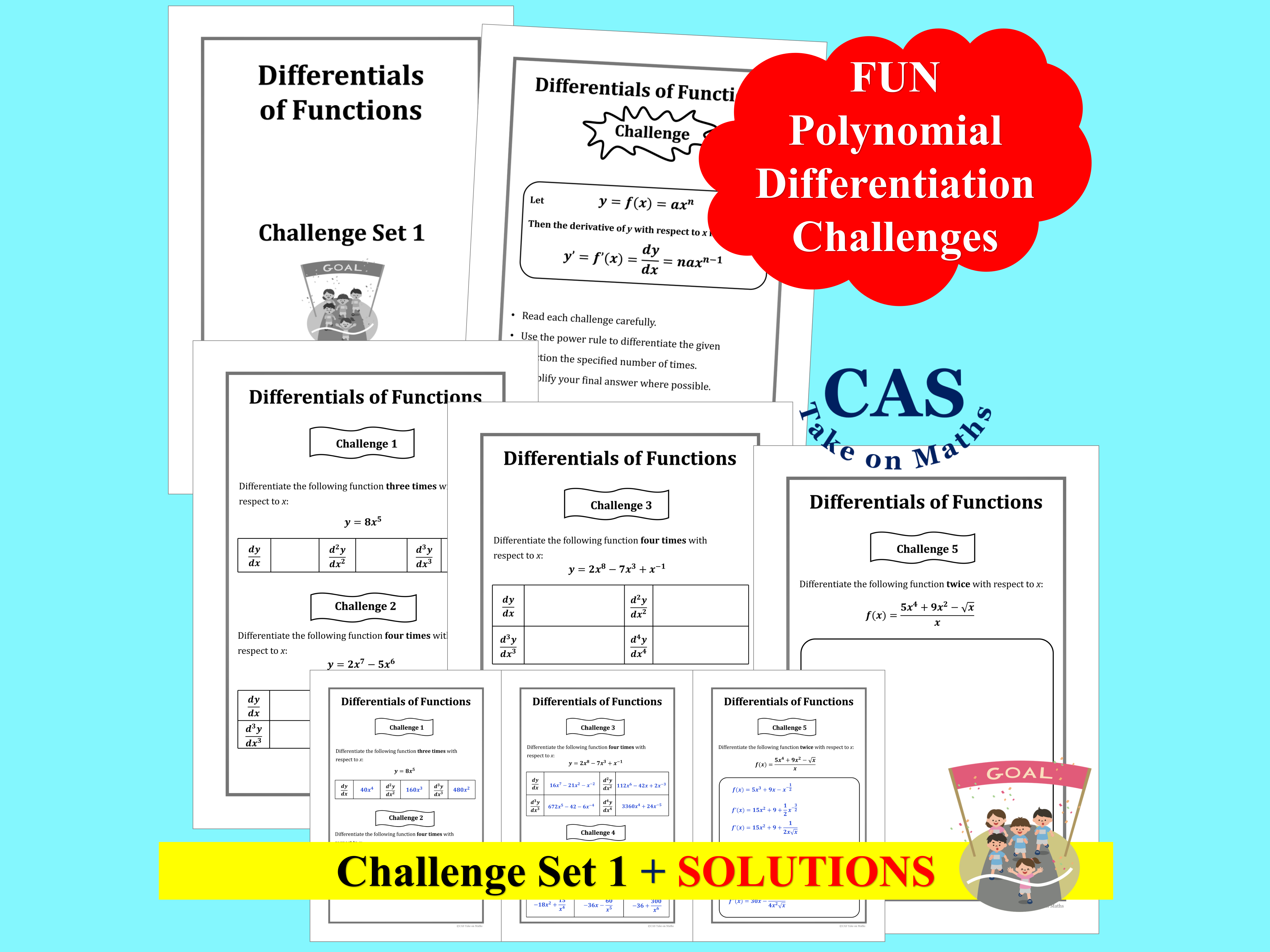 Grade 11–12 HSC Power Rule Differentiation Challenges – Senior Maths ...