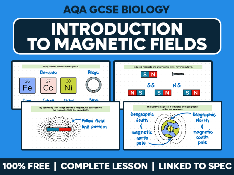 GCSE AQA Physics Complete Lesson - Introduction to Magnetic Fields