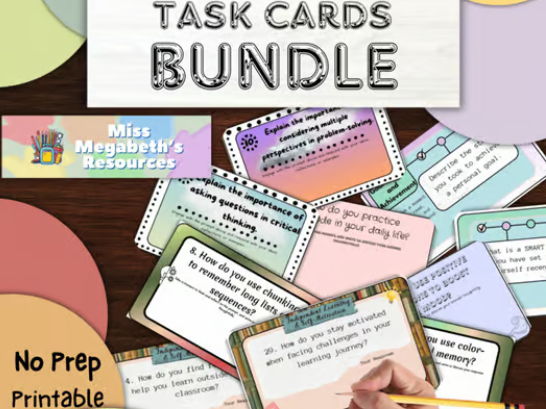 BUNDLE | Learning Strategies 2.0 Bundle | No Prep | SpEd. Activity/Printable