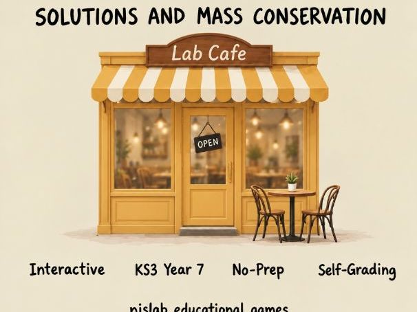 Solutions and Mass Conservation Interactive Game | Chemistry KS3 Year 7