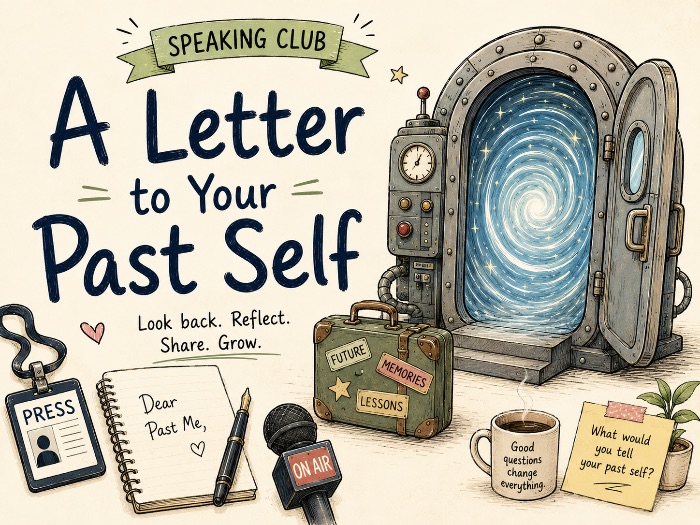 A Letter to Your Past Self | ESL Adult Speaking Club | A2–B1 | Speaking Activities & Debate