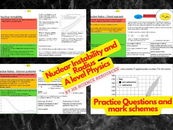 Nuclear Instability and Radius A level Physics