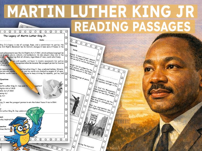 MLK Reading Comprehension Passages