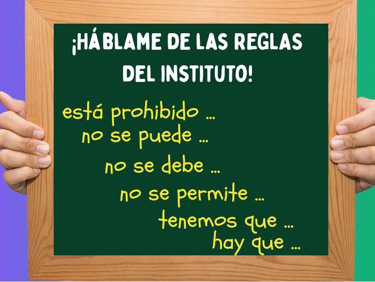 ¡Háblame de las reglas del instituto!