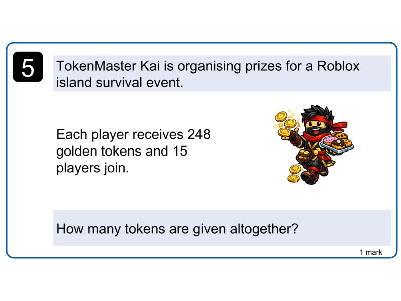 FREE Roblox Multiplication - Expected Level | Year 5 & Year 6 KS2 Maths Worksheets