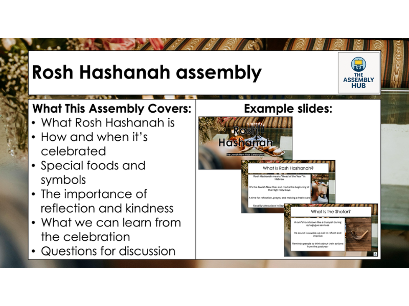 Rosh Hashanah Assembly – KS1 & KS2 Jewish New Year PowerPoint