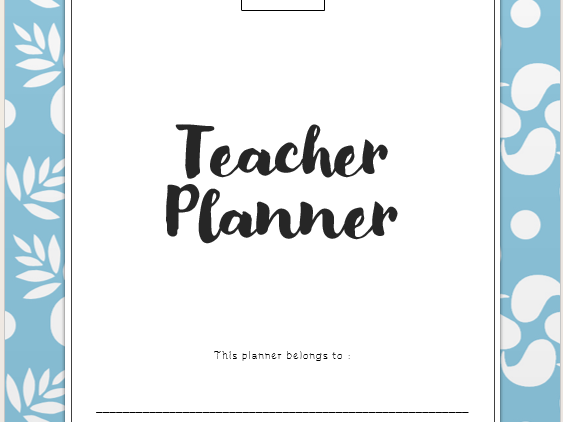 Perpetual Teacher Planner