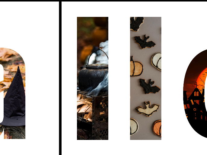 Halloween Display Letters Lowercase Mixed