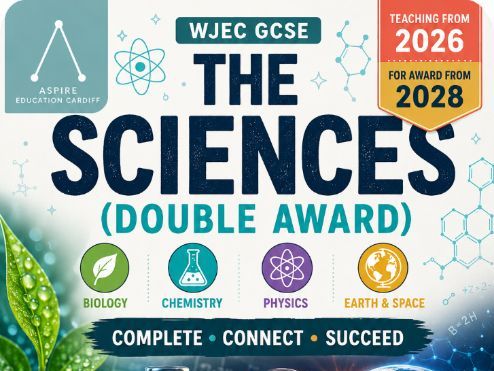 WJEC GCSE Sciences–  New Assessment Summary