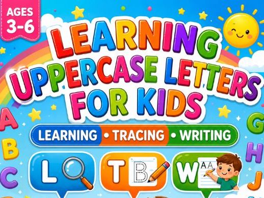 Learning Uppercase Letters for Kids| Ages 3-6