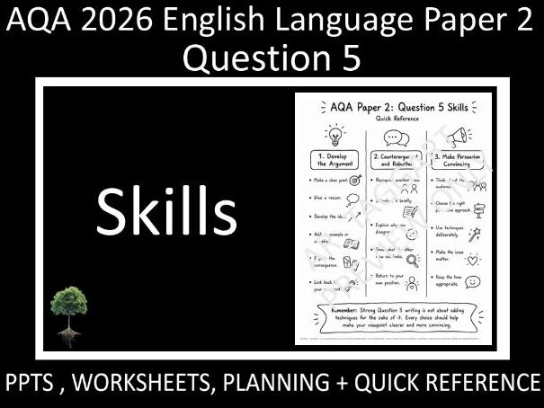 Question 5 : AQA 2026 English Language Paper 2 | Skills