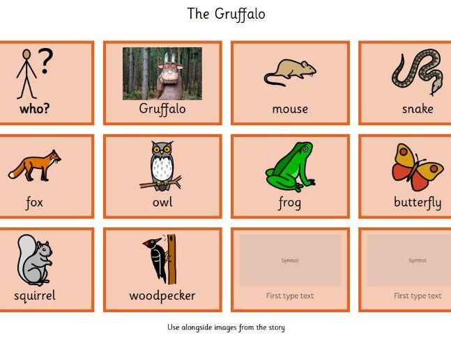The Gruffalo Core Board – Communication & Story Support  (EYFS, SEND)