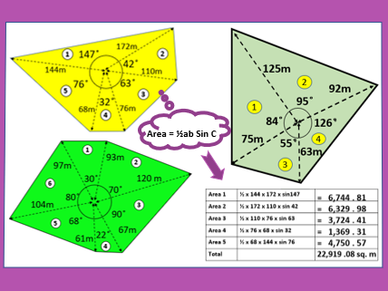 Area by Radial Survey PowerPoint