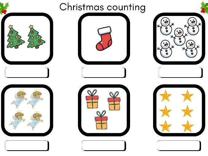 Christmas counting to 10