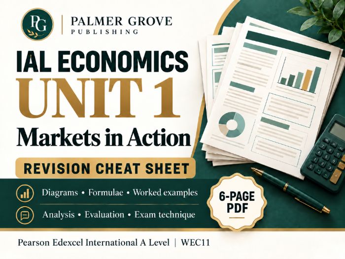 IAL Unit 1 Edexcel Economics Cheat Sheet