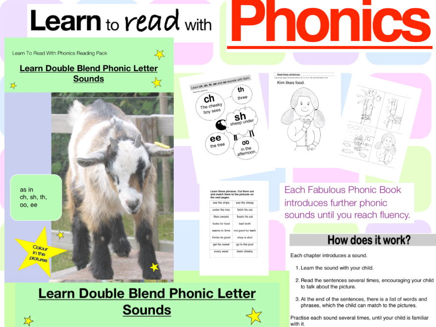 Learn Double Blend Phonic Letter Sounds As In Ch Sh Th Oo Ee Learn To Read With Phonics Pack By Guineapigeducation Teaching Resources Tes Learn Double Blend Phonic Letter Sounds As In Ch Sh Th Oo Ee Learn To Read With Phonics Pack By Guineapigeducation Teaching Resources Tes