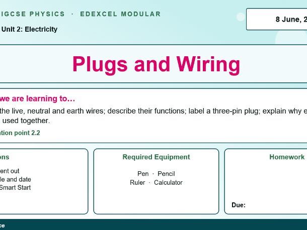 IGCSE Physics: Mains Electricity and Plugs | Edexcel Modular | Unit 2 | L11