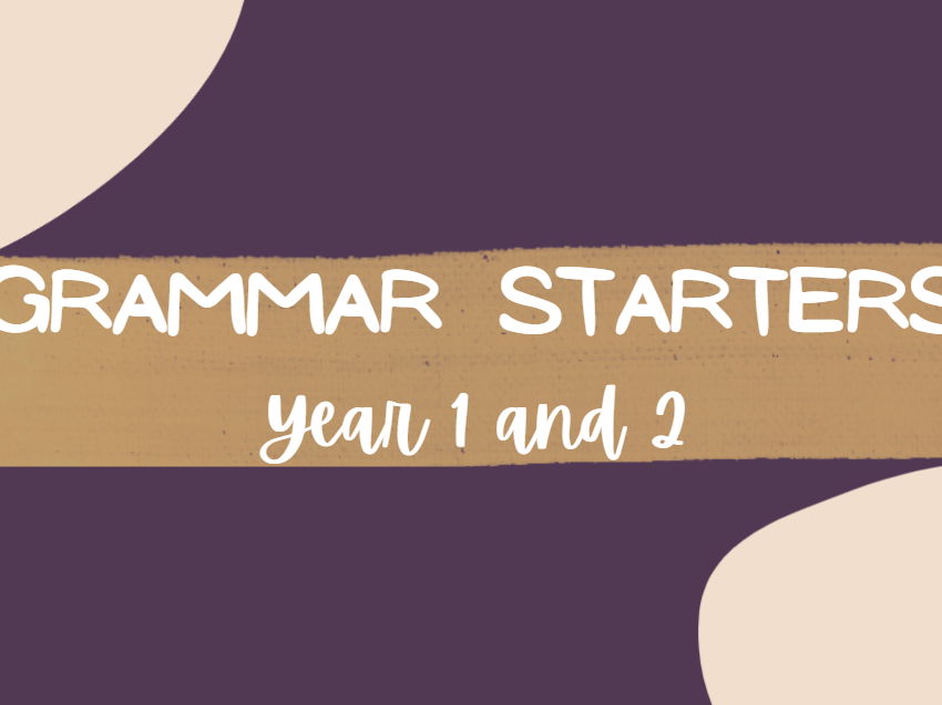 Key Stage 1 Grammar Starters