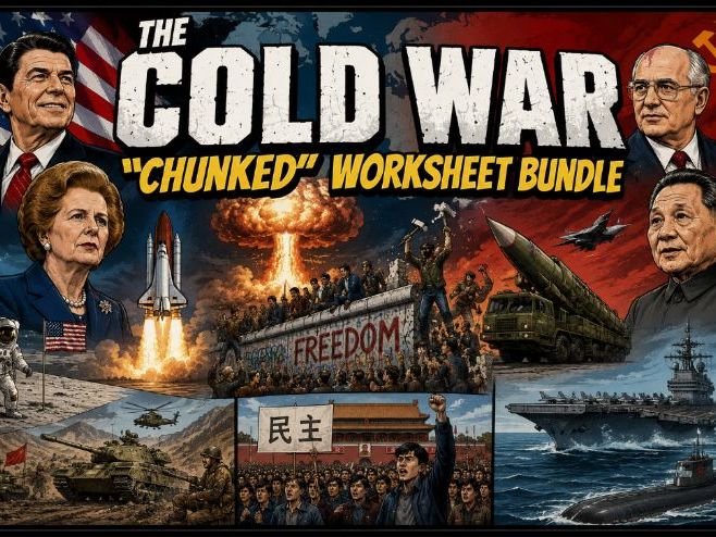 The Cold War "Chunked" Assignment Bundle (47 Assignments)