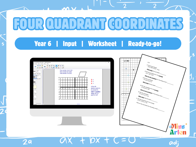 Year 6 Four Quadrant Coordinates