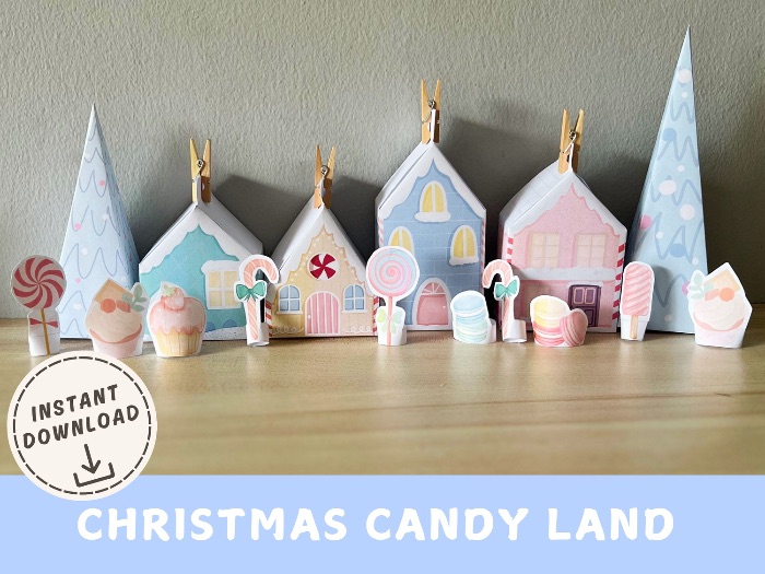 Christmas Candy land Advent Calendar