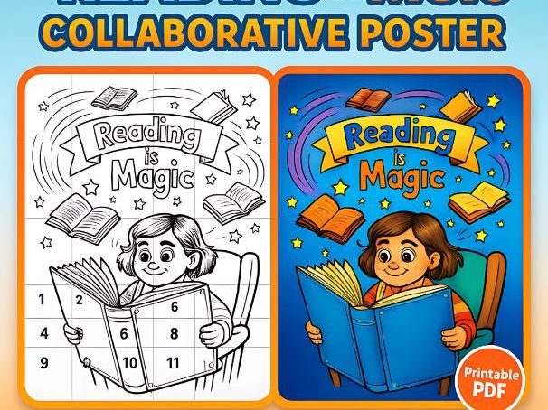 Reading is Magic – Collaborative Poster