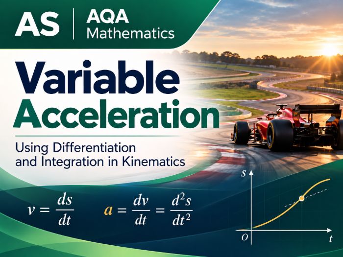 21 - Variable Acceleration Teacher Pack - AS (Year 1) Mathematics A Level AQA