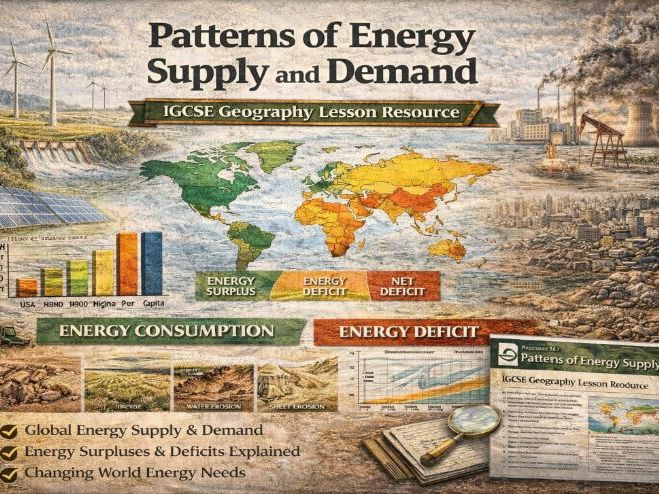 Patterns of Energy Supply and Demand - IGCSE Geography - Resource Provision (First exams 2027)