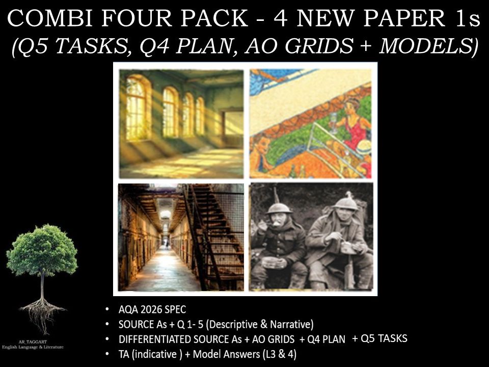 COMBI FOUR PACK | 4 PAPER 1 | 2026 FULL MOCKS | Q5 TASKS | AO GRID | Q4 PLAN | MODELS