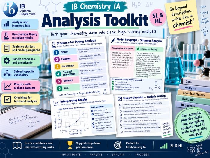 IB DP Chemistry IA  Analysis Writing Toolkit