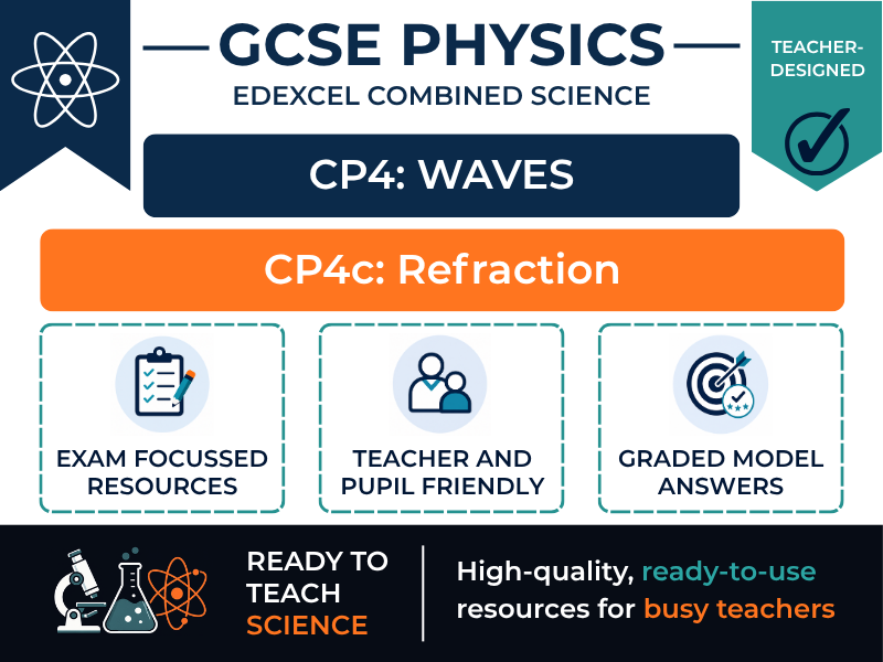 Edexcel Combined Science Physics Paper 1 | Unit 4 | 4c Refraction | GCSE Revision