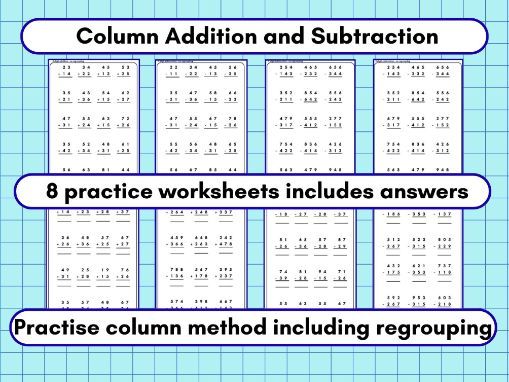 Column Addition and Subtraction