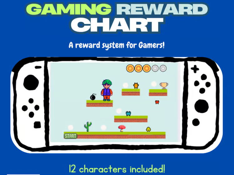 Video Game Reward Chart, Gaming Console, Behaviour support