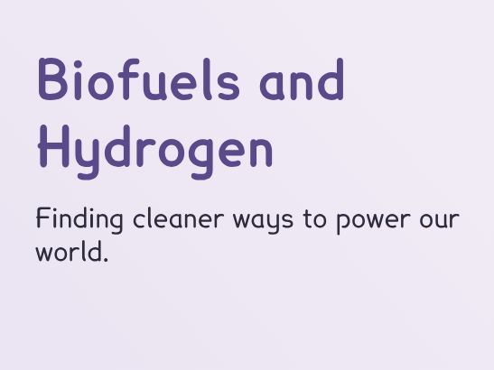 Biofuels and Hydrogen (PPT + Worksheet)