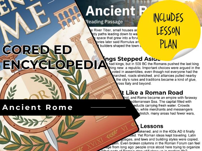 Ancient Rome Reading Comprehension Passage - Cored Ed Encyclopedia