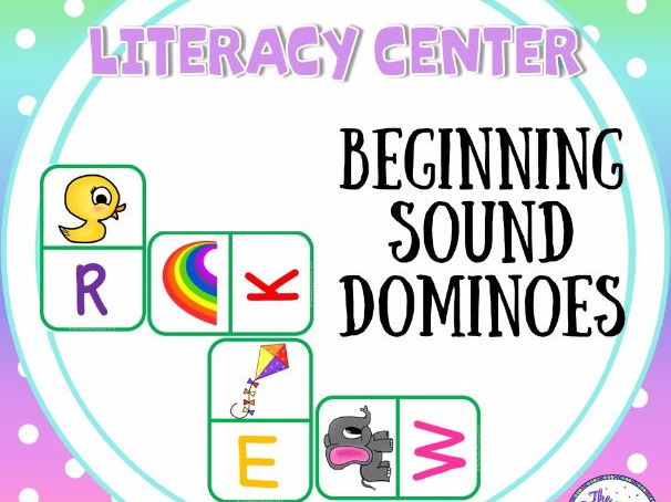 Beginning Sounds Dominoes (Literacy Center)