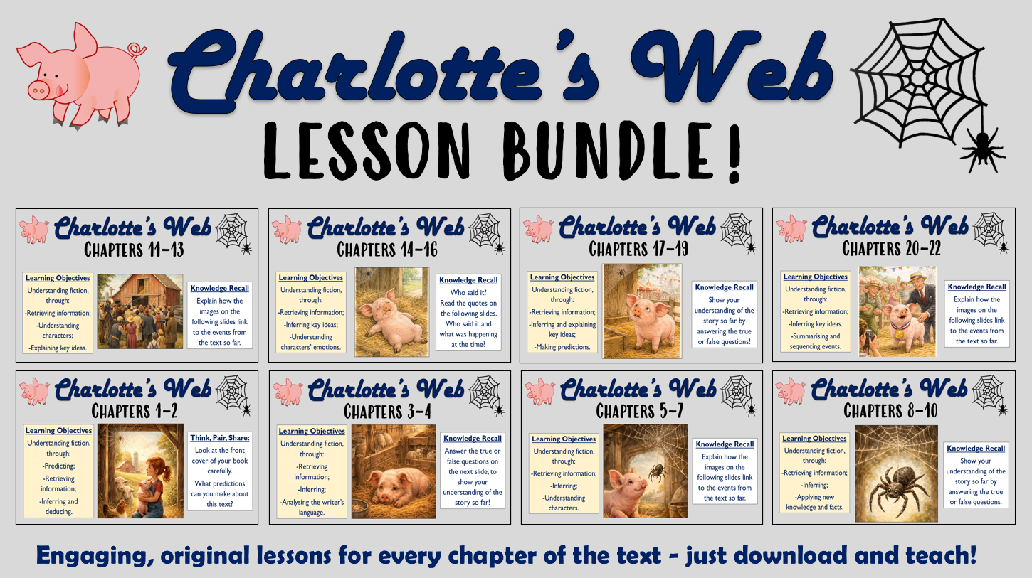 Charlotte's Web - Lesson Bundle!