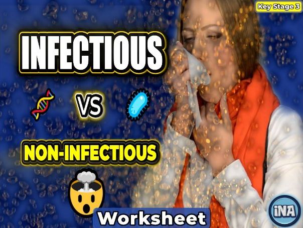 Infectious and Non-Infectious Diseases - KS3 Biology Worksheet
