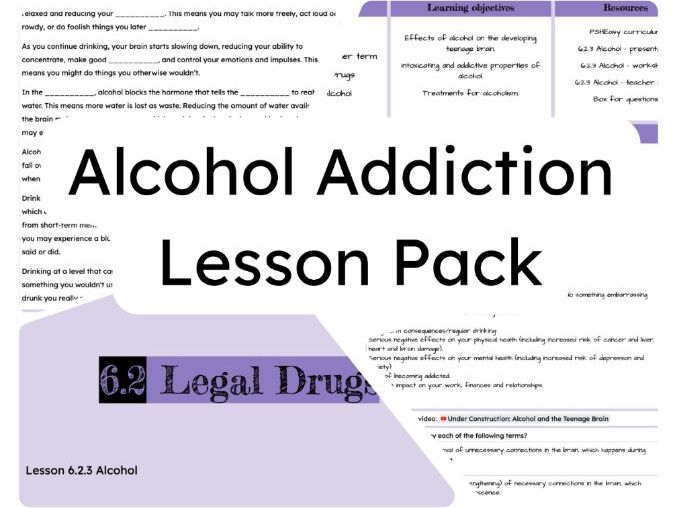 6.2.3 Alcohol Addiction Lesson Pack