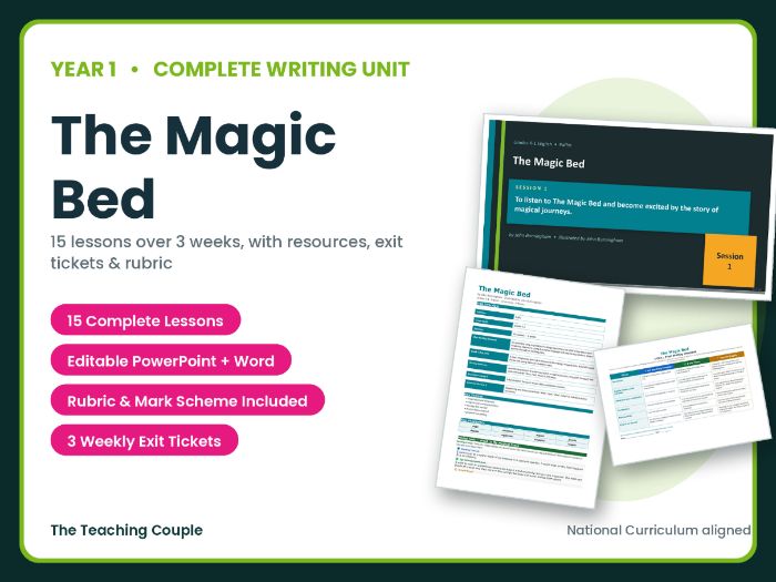 The Magic Bed | Year 1 English Unit