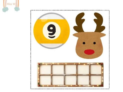 Rudolph Ten Frame Fun