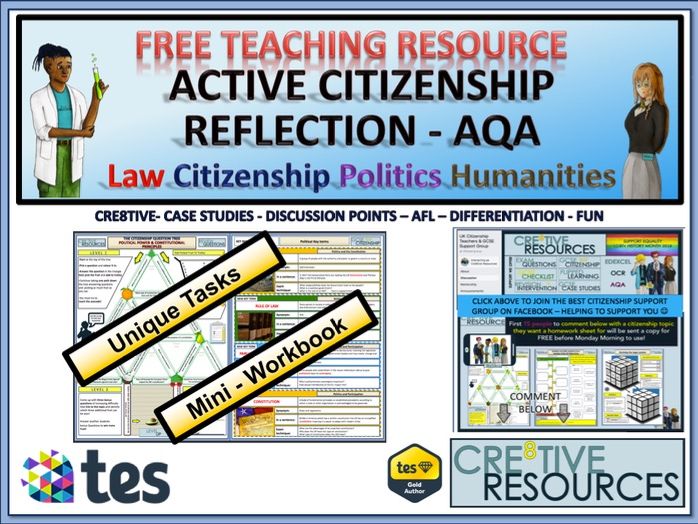 What is the importance of active citizenship regardless of different views picture