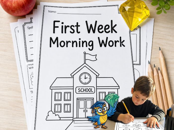 First Week Morning Work EYFS & KS1