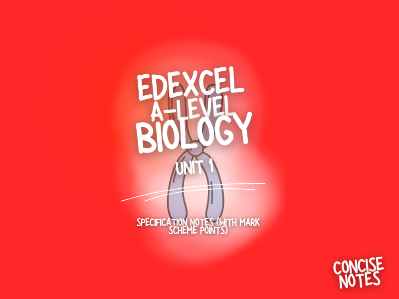 Edexcel IAL Biology Unit 1 Complete Revision Notes
