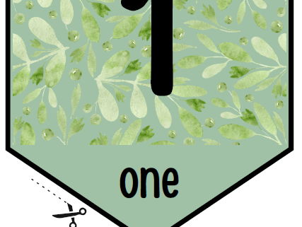 Number Line Bunting