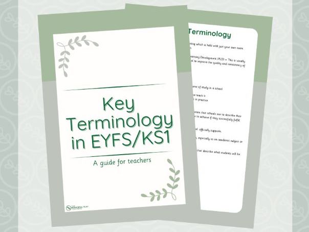 EYFS / KS1 Key Terminology Guide