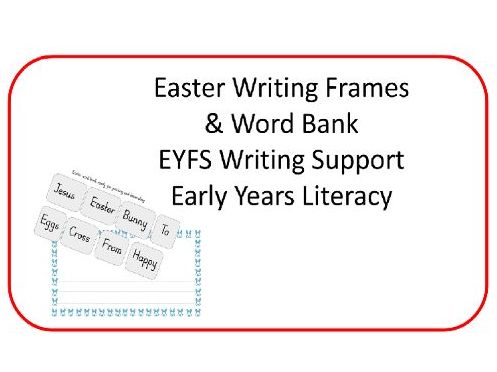 Easter Writing Frames