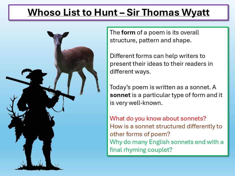 Pre 1900 Poetry A Level